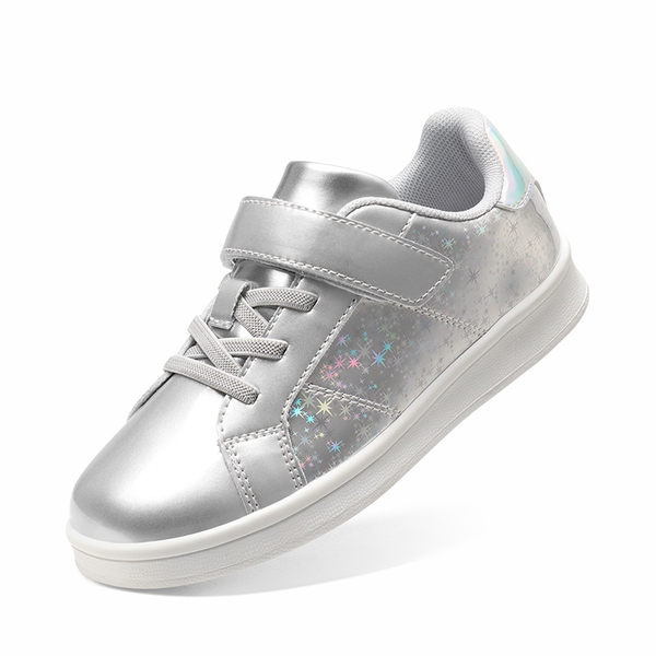 [Storybook DiscoStar] Shiny Star Pattern Sneakers - SILVER -  0